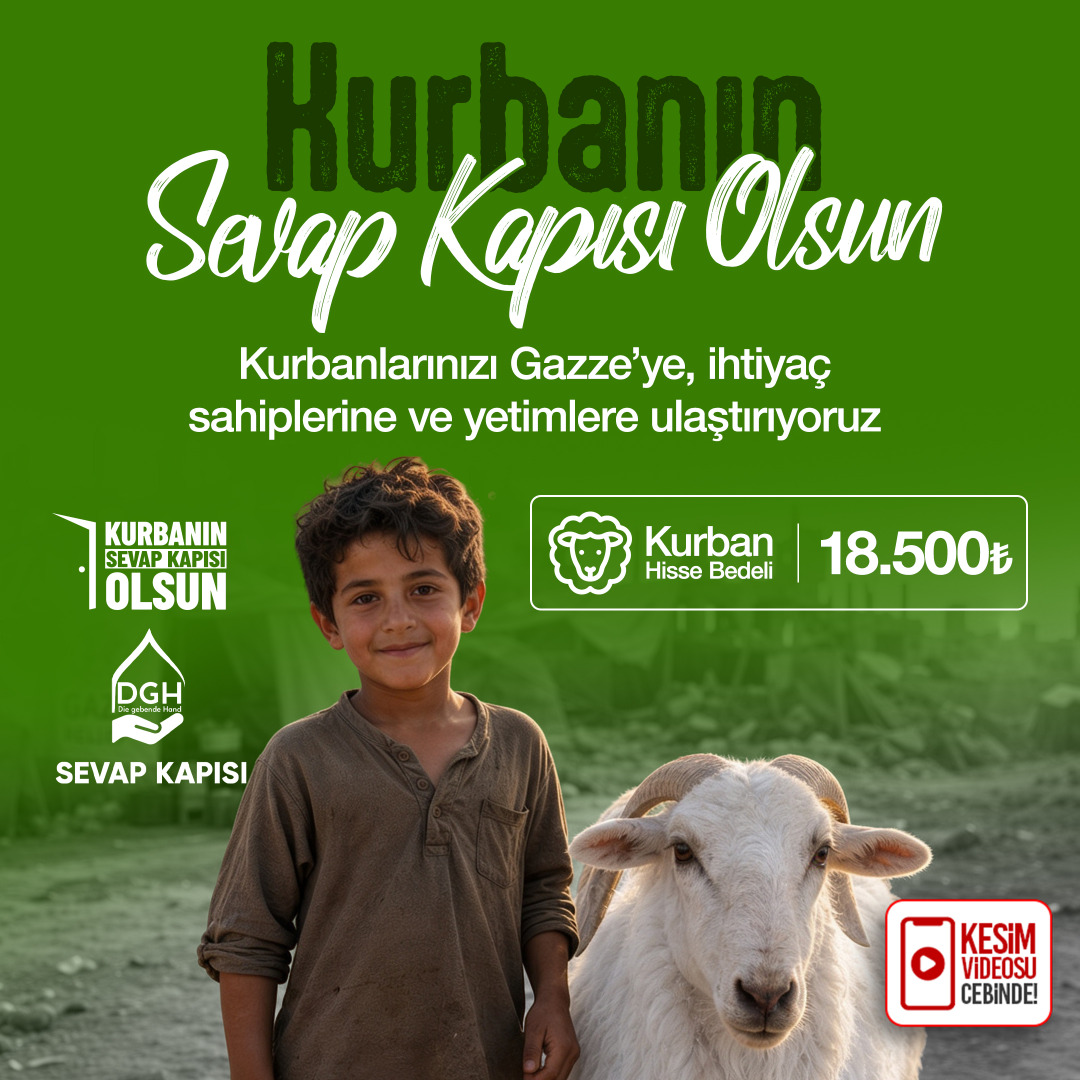 Gazze'ye Kurban Bağışı