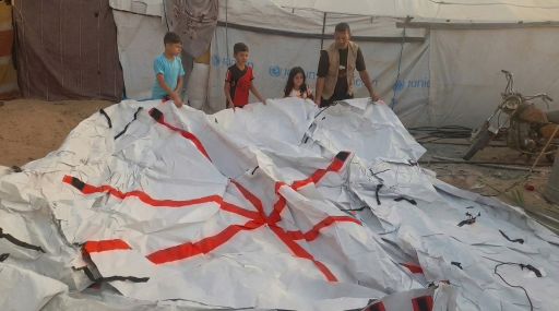 Gazze'ye Çadır Bağışı